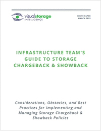 Infrastructure Team's Guide to Storage Chargeback & Showback