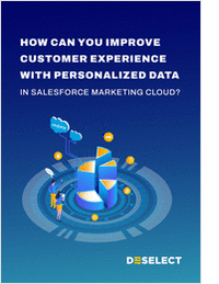 Salesforce Marketing Cloud and improved customer experience with personalised data