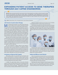 Expanding Patient Access to Gene Therapies Through AAV Capsid Engineering