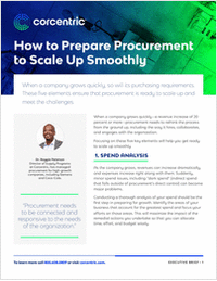 How to Prepare Procurement to Scale Up Smoothly