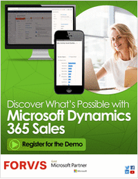 Microsoft Dynamics 365 Sales - A Day in the Life Demo