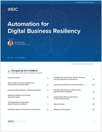 Automation for Digital Business Resiliency