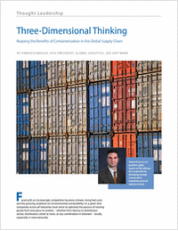 Three-Dimensional Thinking: Reaping the Benefits of Containerization in the Global Supply Chain