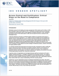 IDC Spotlight: Access Control and Certification