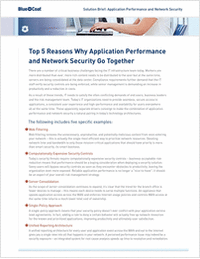 Top 5 Reasons Why Application Performance and Network Security Go Together