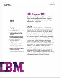 IBM Cognos® TM1®