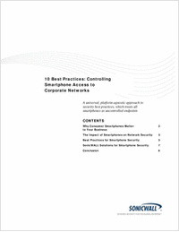 10 Best Practices for Controlling Smartphone Access to Corporate Networks