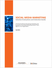 Social Media Marketing: Solution Evaluation and Selection Guide