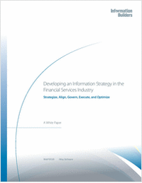 Developing an Information Strategy in the Financial Services Industry