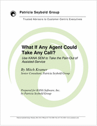 Use KANA SEM to Take the Pain Out of Assisted-Service