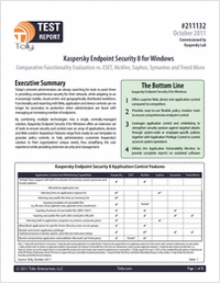 Kaspersky Endpoint Security 8 for Windows