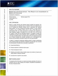 Modeling & Simulation: The Return on Investment in Materials Science