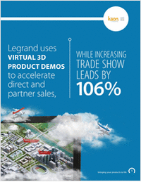 Legrand Uses Virtual 3D Product Demos to Accelerate Sales, Increasing TRADESHOW LEADS by 106%