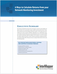 6 Ways to Calculate Returns from Your Network Monitoring Investment