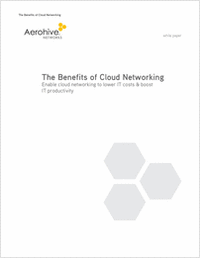 The Benefits of Cloud Networking