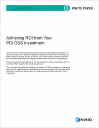 Achieving ROI from Your PCI DSS Investment