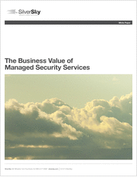 The Business Value of Managed Security Services