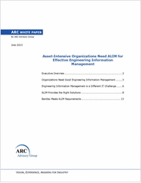 Asset-Intensive Organizations Need ALIM (Asset Lifecycle Information Management) for Effective Engineering Information Management