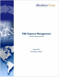 T&E Expense Management: A Solution Selection Guide