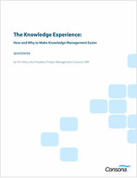 The High-Tech Knowledge Experience: How and Why to Make Knowledge Management Easier