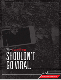 Why Some Things Shouldn't Go Viral