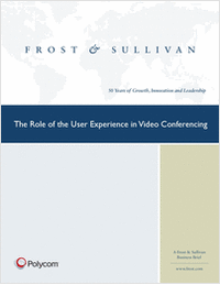 The Role of the User Experience in Video Conferencing