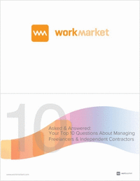 Asked & Answered: Your Top 10 Questions About Managing Freelancers & Independent Contractors