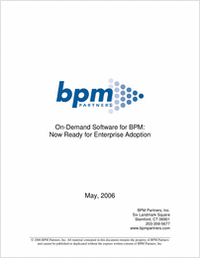 On-Demand Software for BPM: Now Ready for Enterprise Adoption