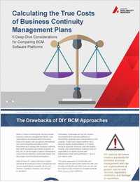 Calculating the True Costs of Business Continuity Management Plans