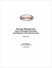 Storage Management: How to Simplify, Centralize and Optimize Your Environment