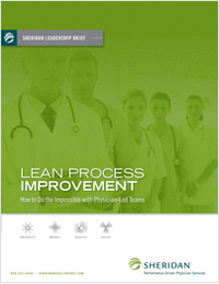 Lean Process Improvement in Hospitals: How to Do the Impossible