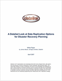 A Detailed Look at Data Replication Options for DR Planning