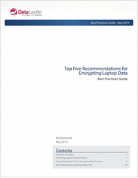 Top Five Recommendations for Encrypting Laptop Data