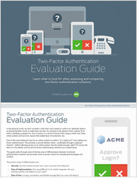 Two-Factor Authentication Evaluation Guide