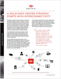 A Solid Data Center Strategy Starts With Interconnectivity