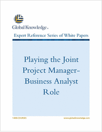 Playing the Joint Project Manager-Business Analyst Role