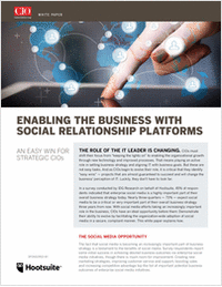 Enabling the Business with Social Relationship Platforms