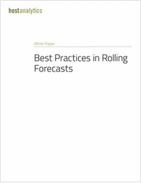 Best Practices in Rolling Forecasts