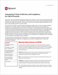 Automating IT Data Collection and Compliance for GRCM Controls