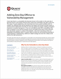 Adding Zero-Day Offense to Vulnerability Management