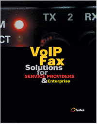 VoIP Fax Solutions for Service Providers & Enterprise - Integrating SIP T.38 Fax with VoIP Networks and Clients