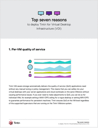 Seven Reasons To Deploy Tintri for VDI