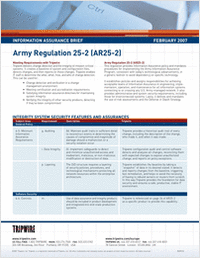 Department of Defense Information Assurance Briefs