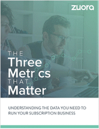 The Three Metrics that Matter