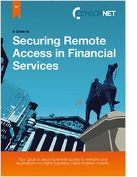 Securing Remote Access in Financial Services