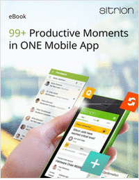 99+ Productive Moments in ONE Mobile App