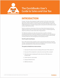 The QuickBooks User's Guide to Sales and Use Tax