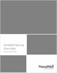 NanaWall Opening Glass Walls: Country Club Venues