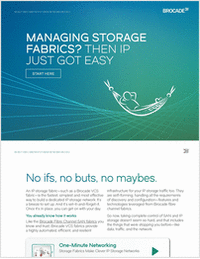 Managing Storage Fabrics?  Then IP Just Got Easy