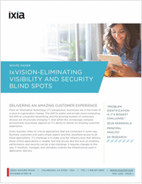 IxVision - Eliminating Visibility and Security Blind Spots